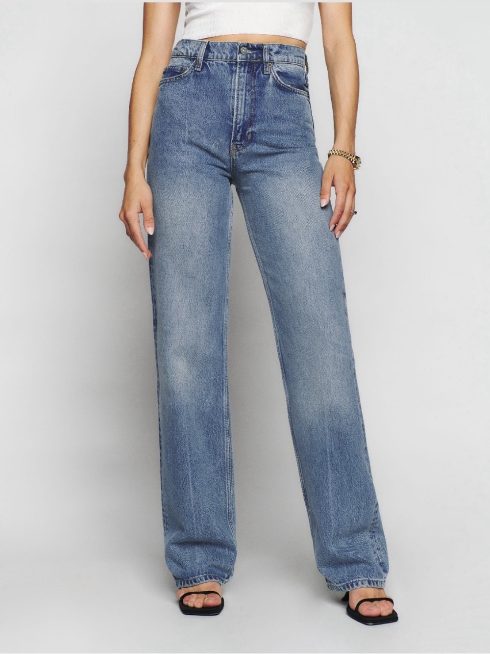 Reformation Wilder High Rise Wide Leg Jeans